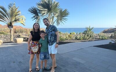 James Conradi with his wife Laura Kay and their son Harrison
