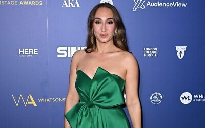 Emma Kingston attending the WhatsOnStage Awards at the London Palladium. Photo: Doug Peters/EMPICS/Alamy Live News