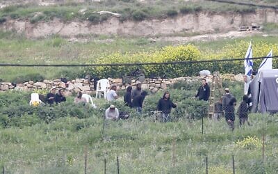 Nablus. 26th Mar, 2026. Jewish settlers are establishing a pastoral outpost at the site where Jewish settler Yehuda Shmuel Sherman was killed in Palestinian agricultural fields in the village of Beit Imrin, north of Nablus in the West Bank. Credit: SOPA Images Limited/Alamy Live News