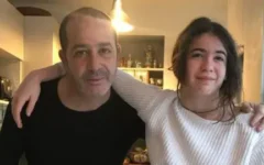 Mariano Janin and his daughter Mia Mariano Janin and his daughter Mia