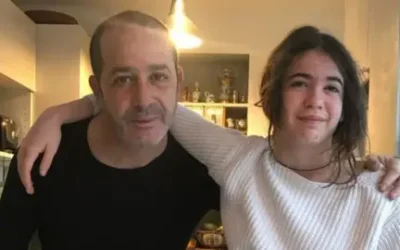 Mariano Janin and his daughter Mia