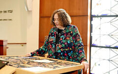 Rabbi Gesa Ederberg is installed as the president of the Rabbinical Assembly at Congregation Beth Sholom in Teaneck, New Jersey, March 11, 2026. (Courtesy RA) Rabbi Gesa Ederberg is installed as the president of the Rabbinical Assembly at Congregation Beth Sholom in Teaneck, New Jersey, March 11, 2026. (Courtesy RA)