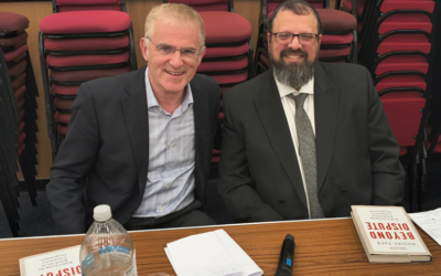 Daniel Taub in conversation with Dayan Eliezer Zobin  Photo Credits: Ner Yisrael Community