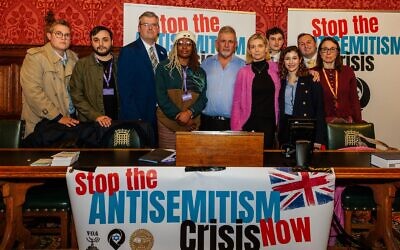 Victims of antisemitism and allies gather in Parliament for the “Stop the Antisemitism Crisis Now” emergency summit.