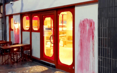 The Archway branch has been repeatedly vandalised, with its windows smashed and paint daubed on the walls.