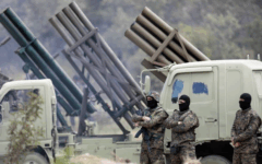 Hezbollah members in southern Lebanon, May 2023 (Tasnim) Hezbollah members in southern Lebanon, May 2023 (Tasnim)