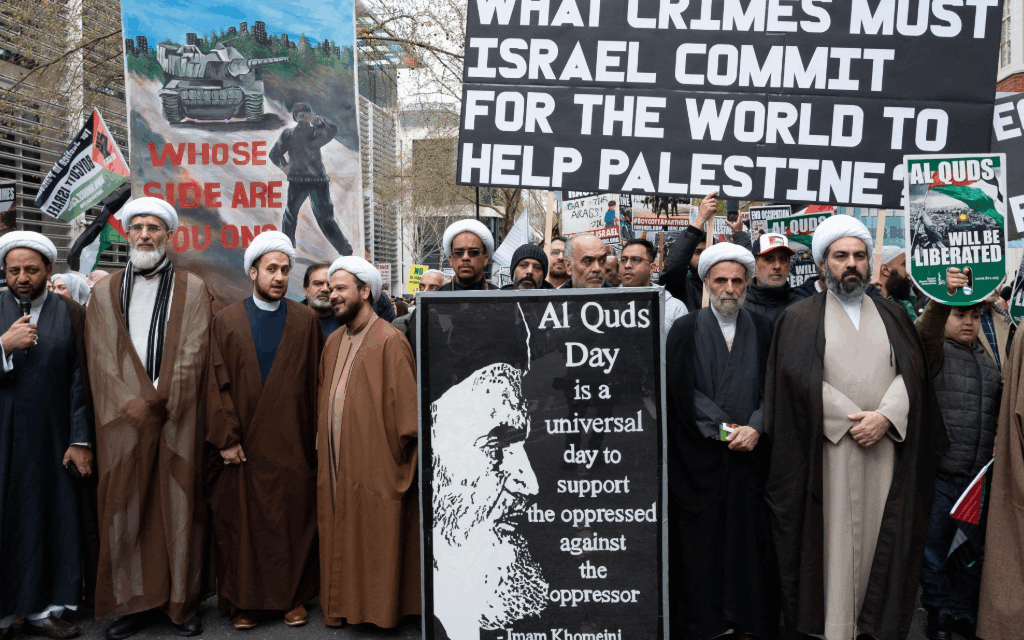 A previous Al Quds day march