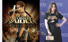 Shelley Blond the voice of Lara Croft who is celebrating her 30th