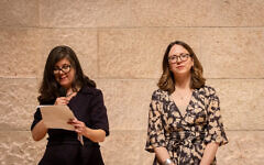 Dr Christine Schmidt (right) and Dr Barbara Warnock (left) at The Sir András Schiff - Fund Raising Concert of The Wiener Holocaust Library in London Liberal Jewish Synagogue in St John’s Wood on 5  3 2026. Photos taken by Adam Soller Photography©