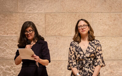 Dr Christine Schmidt (right) and Dr Barbara Warnock (left) at The Sir András Schiff - Fund Raising Concert of The Wiener Holocaust Library in London Liberal Jewish Synagogue in St John’s Wood on 5  3 2026. Photos taken by Adam Soller Photography©