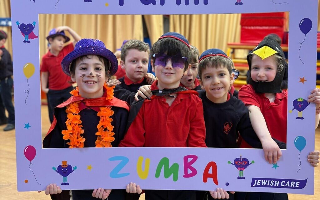 Independent Jewish Day School as part of Jewish Care’s Purim Zumbas, 2026 Independent Jewish Day School as part of Jewish Care’s Purim Zumbas, 2026