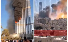 AI-generated and recycled war footage falsely shared online during the Israel-Iran conflict, including fake images of Dubai’s Burj Khalifa on fire and miscaptioned explosion footage. Credit: X AI-generated and recycled war footage falsely shared online during the Israel-Iran conflict, including fake images of Dubai’s Burj Khalifa on fire and miscaptioned explosion footage. Credit: X