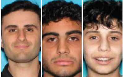 Left to right: Bruneil Henry Chamaki, Roma Akoyans and Ramon Akoyans. Credit: San Jose Police