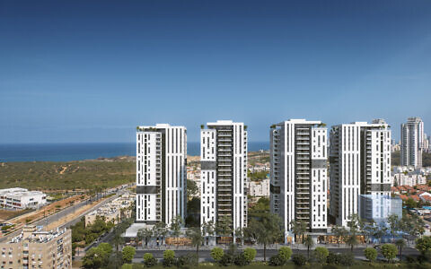 Savyonei HaShmura project by Africa Israel in Ir Yamim, Netanya