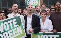 Green Party leader Zack Polanski (centre) with Lewisham mayoral candidate, Liam Shrivastava and Hackney mayoral candidate, Zoe Garbett (second right), at the launch of the party's campaign for the local elections on May 7, at One Friendly Place in Greenwich, south London. Picture date: Thursday April 9, 2026. Green Party leader Zack Polanski (centre) with Lewisham mayoral candidate, Liam Shrivastava and Hackney mayoral candidate, Zoe Garbett (second right), at the launch of the party's campaign for the local elections on May 7, at One Friendly Place in Greenwich, south London. Picture date: Thursday April 9, 2026.