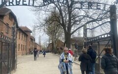 Michelle Rosenberg, Auschwitz, Monday 13th April 2026. Michelle Rosenberg, Auschwitz, Monday 13th April 2026.