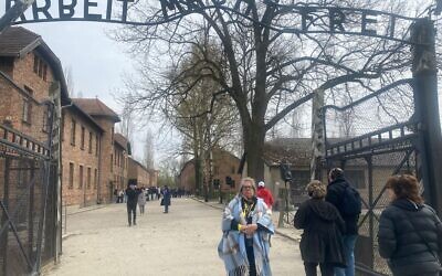 Michelle Rosenberg, Auschwitz, Monday 13th April 2026.