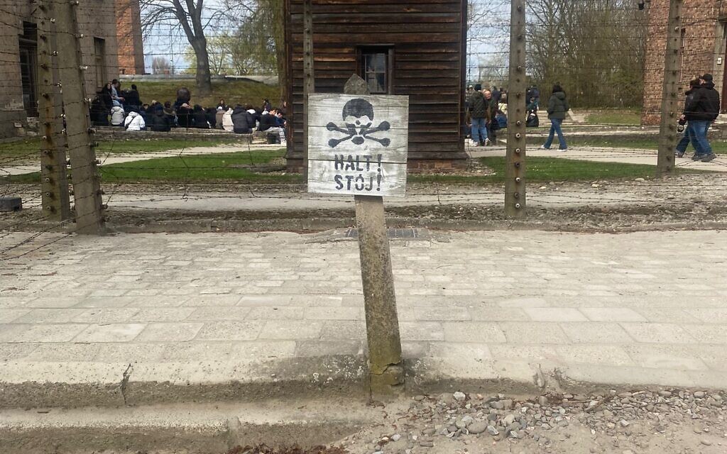 Auschwitz - Monday 13th April 2026. Pic: Michelle Rosenberg Auschwitz - Monday 13th April 2026. Pic: Michelle Rosenberg