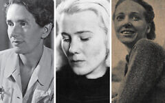 Erika Mann, Ingeborg Kalnoky and Marie-Claude Vaillant-Couturier