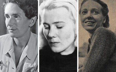 Erika Mann, Ingeborg Kalnoky and Marie-Claude Vaillant-Couturier