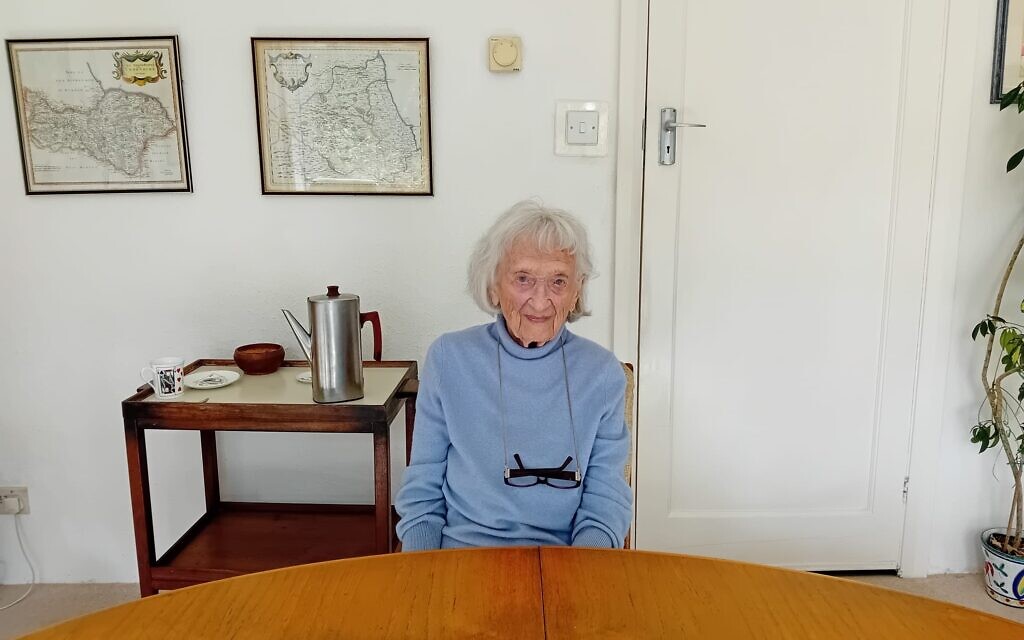 Berlin-born Anne Callender, who came to Britain on her own just after her 19th birthday in January 1939
Pic: Etan Smallman