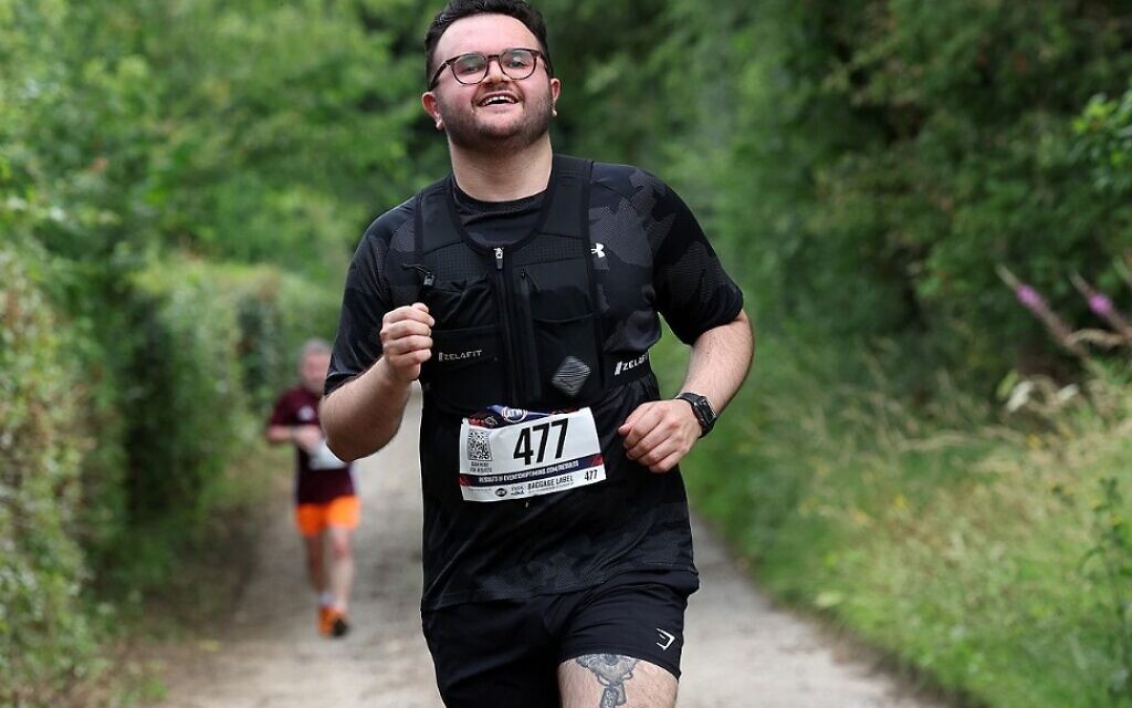 Jake Murray training for the marathon