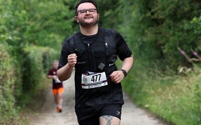 Jake Murray training for the marathon