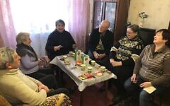 Members of the Jewish community in Kryvyi Rih gather at a local support centre ahead of Passover. Credit: World Jewish Relief Members of the Jewish community in Kryvyi Rih gather at a local support centre ahead of Passover. Credit: World Jewish Relief