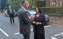 Mark Adlestone talking to the Home Secretary, Shabana Mahmood, during her visit to Manchester in the wake of the Heaton Park synagogue terror attack Mark Adlestone talking to the Home Secretary, Shabana Mahmood, during her visit to Manchester in the wake of the Heaton Park synagogue terror attack