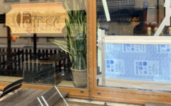 The smashed window of an Israeli restaurant in Munich, Germany, April 10, 2026. Photo: Instagram/theflyingprof The smashed window of an Israeli restaurant in Munich, Germany, April 10, 2026. Photo: Instagram/theflyingprof