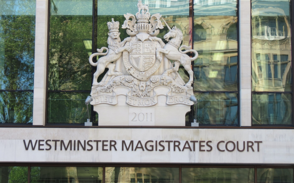 Westminster Magistrates Court (Creative Commons/GrimsbyT)