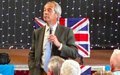 Nigel Farage speaks in Gateshead to audience including former BNP member