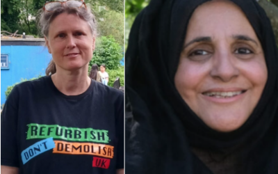 Sabine Mairey (r) and Saiqa Ali (l)