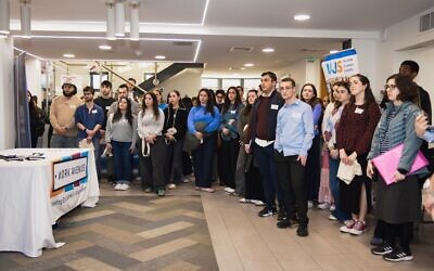 Students and graduates at a Work Avenue Career Connect event