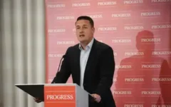 Wes Streeting speaking at the Progress Conference at Convene in London. Picture date: Saturday May 16, 2026.
Pic: Jeff Moore/PA Wire Wes Streeting speaking at the Progress Conference at Convene in London. Picture date: Saturday May 16, 2026.
Pic: Jeff Moore/PA Wire