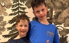 Nate Zilberkweit Lewy (right) wearing ADHAA clothing, the neurodiversity-focused brand he launched to promote positive perceptions of ADHD.