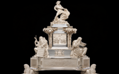 The Montefiore Centrepiece, commissioned to commemorate Sir Moses Montefiore’s role in securing the release of Jews imprisoned during the Damascus Affair of 1840. Credit: Montefiore Endowment The Montefiore Centrepiece, commissioned to commemorate Sir Moses Montefiore’s role in securing the release of Jews imprisoned during the Damascus Affair of 1840. Credit: Montefiore Endowment