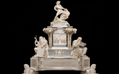 The Montefiore Centrepiece, commissioned to commemorate Sir Moses Montefiore’s role in securing the release of Jews imprisoned during the Damascus Affair of 1840. Credit: Montefiore Endowment