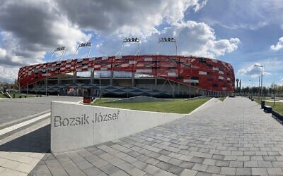 The Bozsik Arena in Budapest, where Scotland and Israel will play both Women’s World Cup qualifiers behind closed doors next month. Credit: Wikimedia Commons