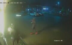 CCTV footage appears to show masked individuals throwing incendiary devices at Café Raha’s Muslim prayer room in Blackburn in the early hours of Monday morning. Credit: ITV Granada/Lancashire Police CCTV footage appears to show masked individuals throwing incendiary devices at Café Raha’s Muslim prayer room in Blackburn in the early hours of Monday morning. Credit: ITV Granada/Lancashire Police