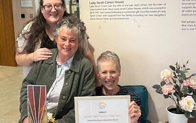Photo credit: Jewish Care
Caption (left to right) Jewish Care’s Palliative Care Team - Michelle Cohen, Paula Plaskow, Sheryl Smith