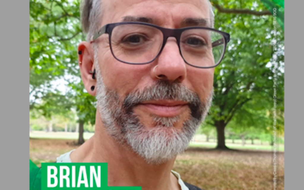 Green Party candidate Brian Capaloff