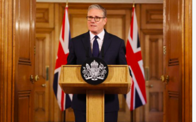 Keir Starmer speaks at Downing Street