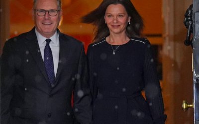 Prime Minister Sir Keir Starmer and Lady Victoria Starmer leave number 10 Downing Street, London, for the State Opening of Parliament at the House of Lords. Picture date: Wednesday May 13, 2026.

Pic James Manning/PA Wire