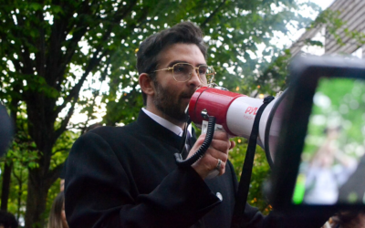 Hasan Piker speaking at a rally in 2026 (Creative Commons/Morgan.rice.bassline.design)