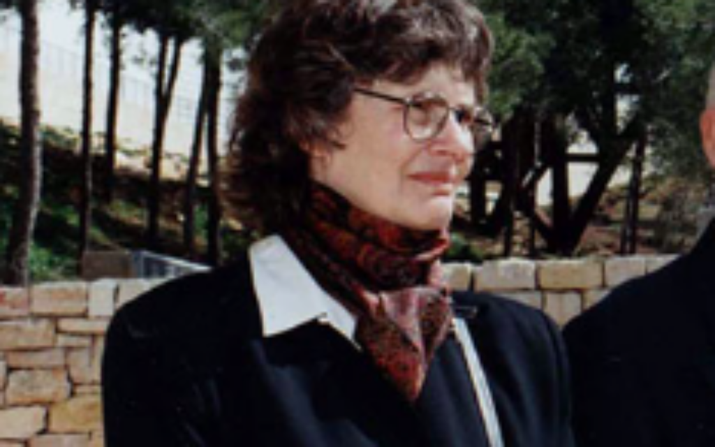 Marion Kozak Miliband, pictured during visit to Yad Vashem, Jerusalem