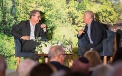 Jonathan Freedland and Sir Nicholas Hytner