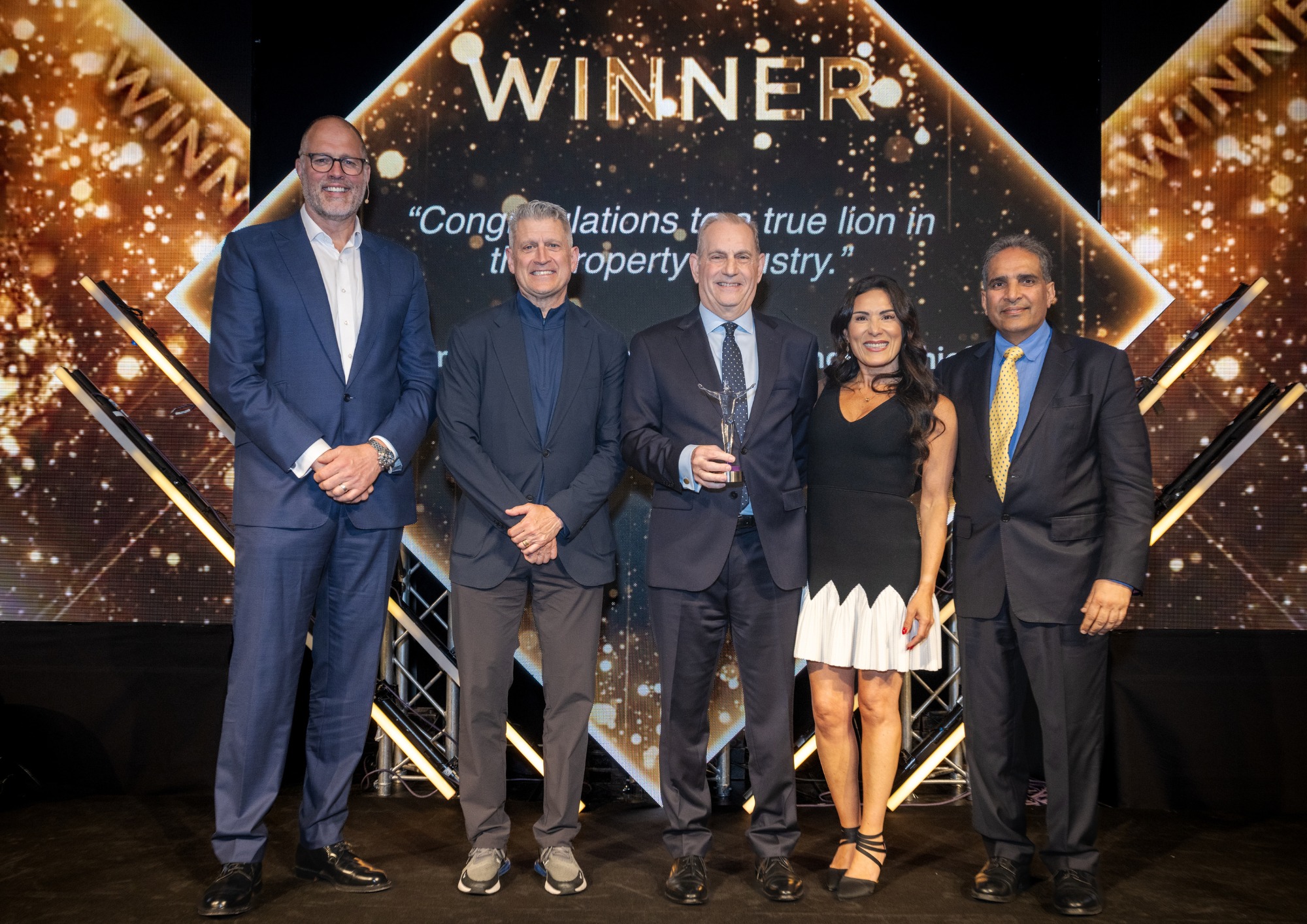 Ian Marcus honoured with Lifetime Achievement Award at the PROPS
