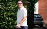 Andy Burnham outside his house in Warrington, Cheshire. Picture date: Thursday June 25, 2026. Pic: PA