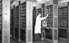 LEO I, developed by J. Lyons & Co, became the world’s first computer used for business applications in 1951. Credit: LEO Computers Society